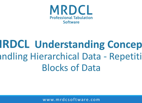 Handling hierarchical data-repetitive blocks of data