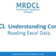 reading excel data